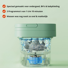 FoldaWash | De handige opvouwbare mini wasmachine met droger - - - Pantino