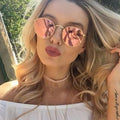 Gafas de sol té dorado - Metálicas a la moda
