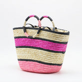 Veala | Coastal Carry Schoudertas - Roze - Beach bag - Pantino