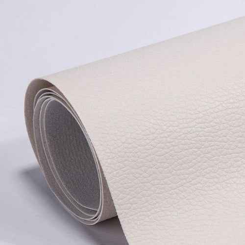 Zwarte zelfklevende leerlappen voor reparatie van bank, autostoelen, kleding - Set van 10x20cm