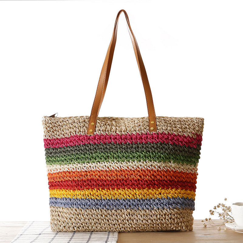 Veala | Handgemaakte rotan tas - Shore Chic - - Beach bag - Pantino