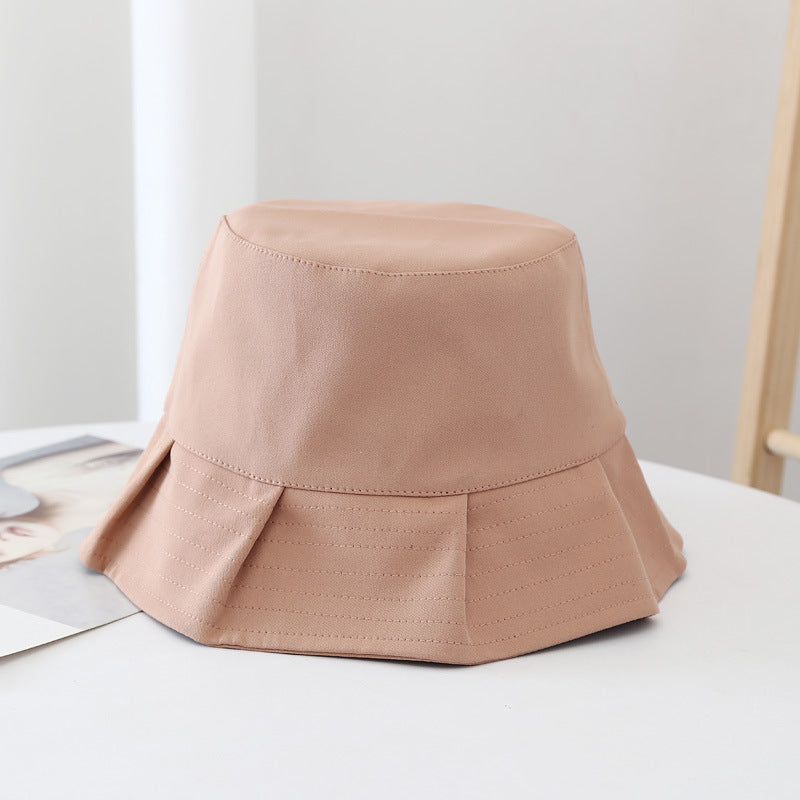 Veala | Zomer Solid Bucket Hat - Oranje - hats - Pantino