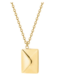 Necklace : Ketting Zilver Rose Gold - Accessoire in Gold 45 cm van Pantino
