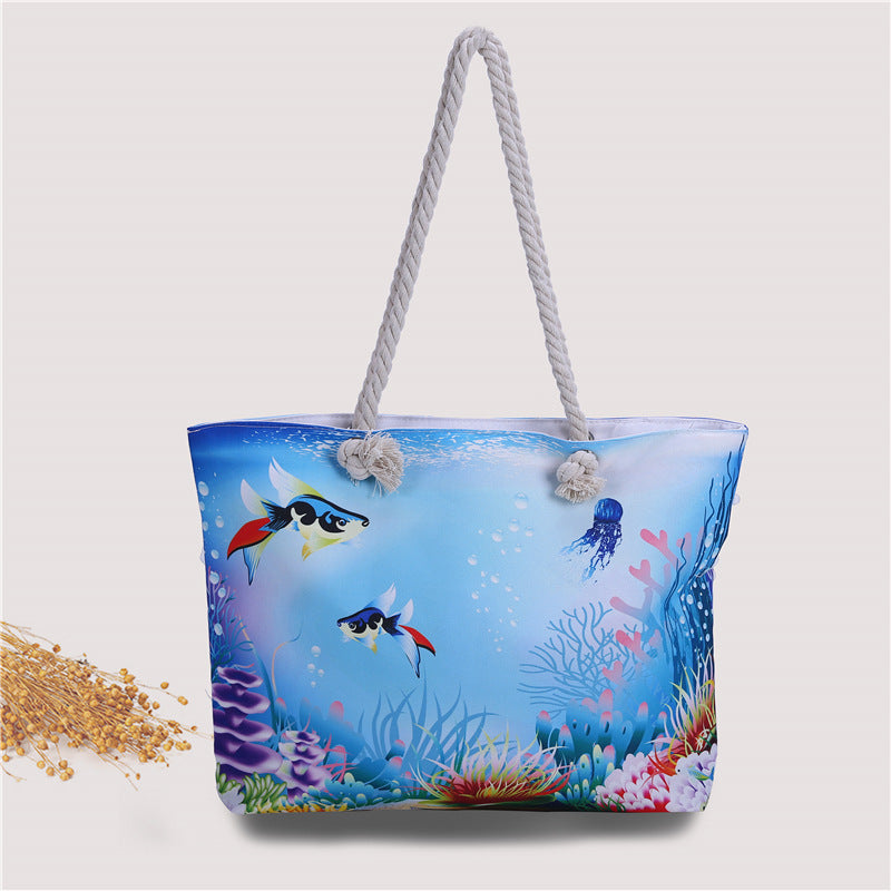 Veala | Ocean World Strandtas - Zeevis - Beach bag - Pantino