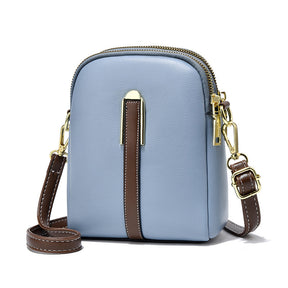 Floren - Mini Crossbody Tas - Blauw - Tassen - Pantino