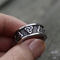 Knotring til mænd i rustfrit stål