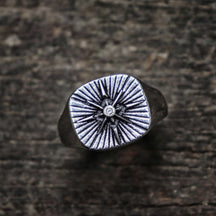 Ring : Polaris Ster Roestvrij Staal in Polaris Ring van Pantino