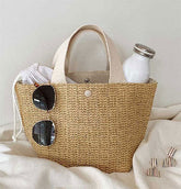 Veala | Draagbare strozak - Khaki - Beach bag - Pantino