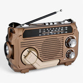 Gadgets : Eldar | Multifunctionele Zonneradio - Voorbereid op Elke Situatie in Lichtbruin van Pantino
