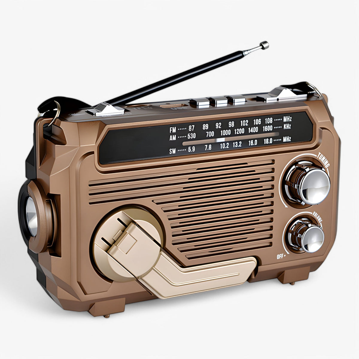 Gadgets : Eldar | Multifunctionele Zonneradio - Voorbereid op Elke Situatie in van Pantino
