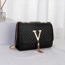bags : Filippa Crossbody Bag Leer in Black van Pantino
