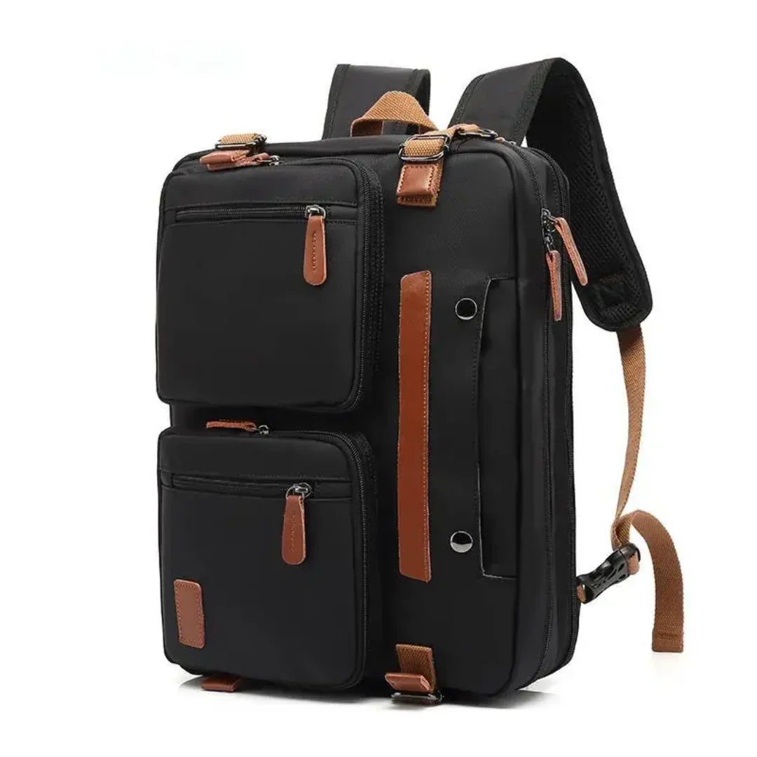 bags : Julia Uniek rugzak - rugzak dames - laptop rugzak in Zwart van Pantino