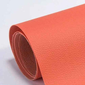 Zwarte zelfklevende leerlappen voor reparatie van bank, autostoelen, kleding - Set van 10x20cm