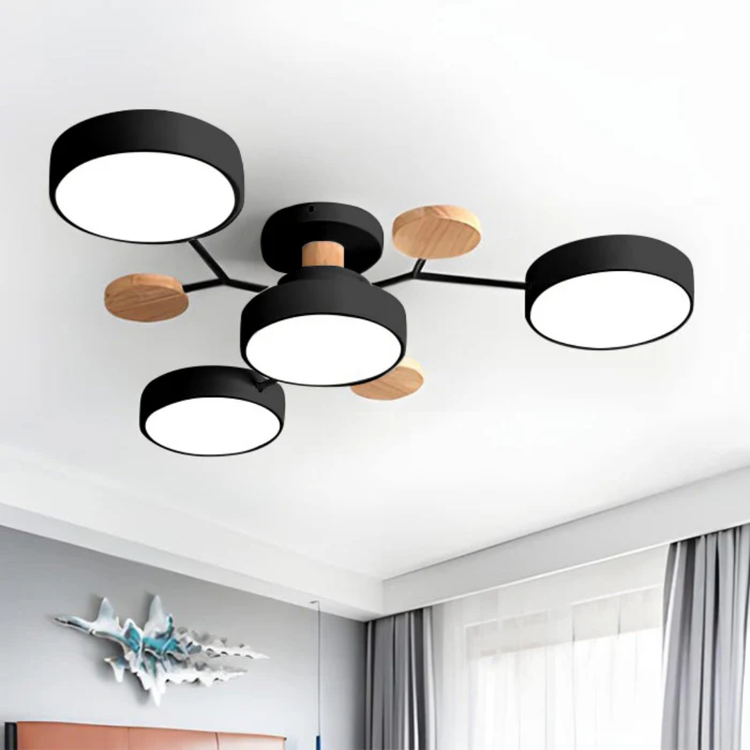 Ronde LED plafondlamp, voor verlichting Hout – Premium Kwaliteit