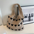 Bolsa de playa beige - Bolsa bohemia sostenible