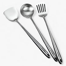Kitchen Utensils : Roestvrij staal keukenapparatuur | Betrouwbaar, veelzijdig kookgerei in Lepel + Soeplepel + Lepel met klap van Pantinoshop