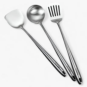 Kitchen Utensils : Roestvrij staal keukenapparatuur | Betrouwbaar, veelzijdig kookgerei in Lepel + Soeplepel + Lepel met klap van Pantinoshop