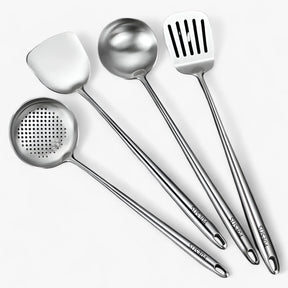 Kitchen Utensils : Roestvrij staal keukenapparatuur | Betrouwbaar, veelzijdig kookgerei in Set van 4 van Pantinoshop