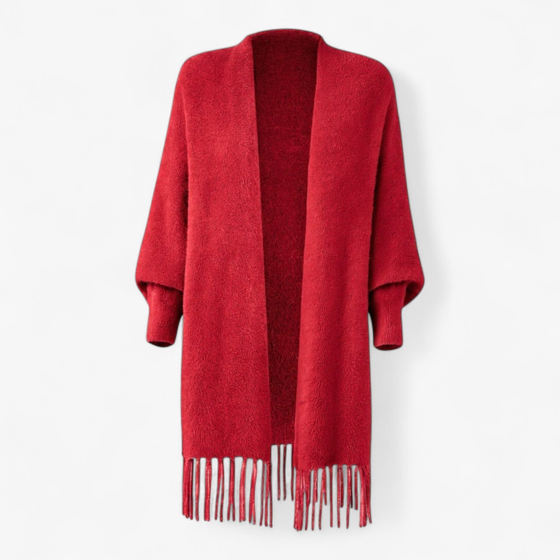 Clothes : Abia | Elegant minimalistisch jasje in Rood van Pantino