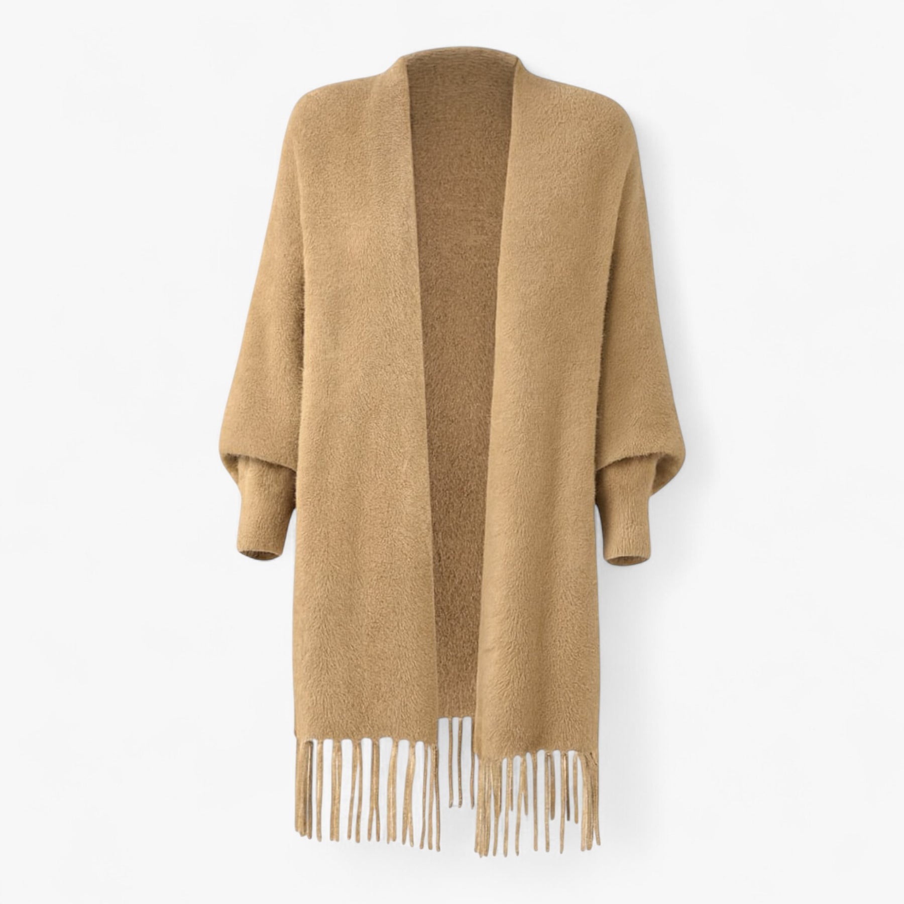 Clothes : Abia | Elegant minimalistisch jasje in Khaki van Pantino