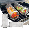 Cilindro para parrilla BBQ - Cocina limpia sin desorden - Acero inoxidable