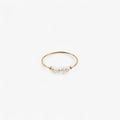 Anillo mini con perla elegante para mujer