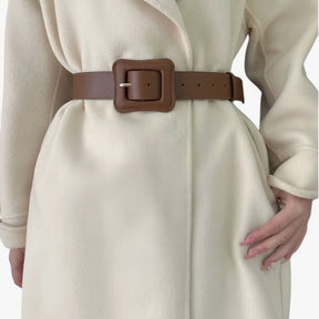 Belts : Arya | Brede leren riem – Tijdloze vintage charme in van Pantino