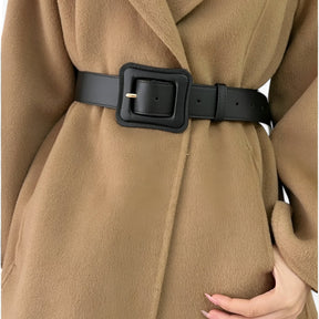 Belts : Arya | Brede leren riem – Tijdloze vintage charme in van Pantino