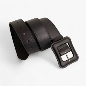 Belts : Arya | Brede leren riem – Tijdloze vintage charme in van Pantino
