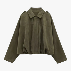 Jassen : Vera | Lichtgewicht Jasje in Groen van Pantino