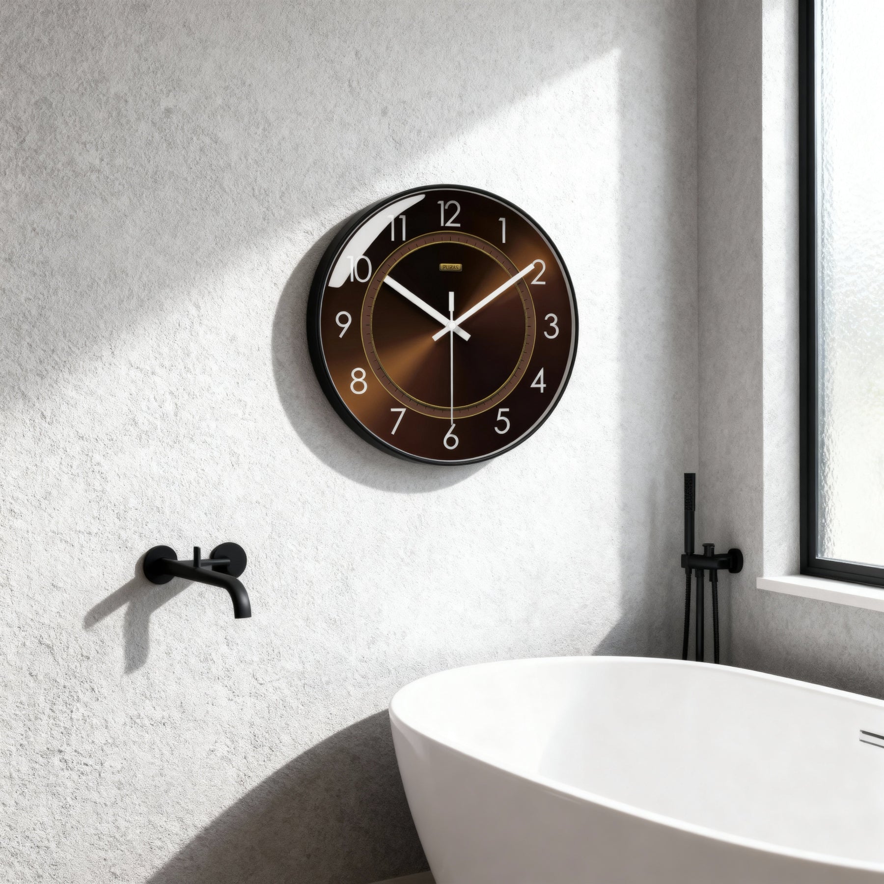 Wandklok Design van Glas Woonkameraccessoire