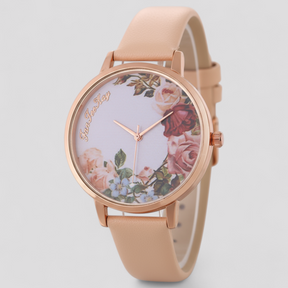 Ashley | Dameshorloge met leren band en simpel, modieus ontwerp-€25 : Ashley | Dameshorloge met leren band en simpel, modieus ontwerp in kaki van Pantinoshop