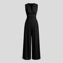 Women Set : Marsilia | Comfy Jumpsuit Dames met Top en Broek in Zwart van Pantino