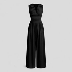 Women Set : Marsilia | Comfy Jumpsuit Dames met Top en Broek in Zwart van Pantino