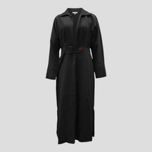 Women's Dress : Maggie | Dames Elegante Lange Maxi Jurk voor Zomer in Zwart van Pantino