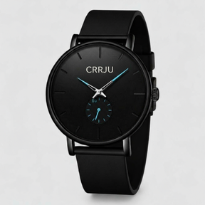 watches : Waterdicht Luxe Quartz Horloge in Zwart Blauw van Pantino