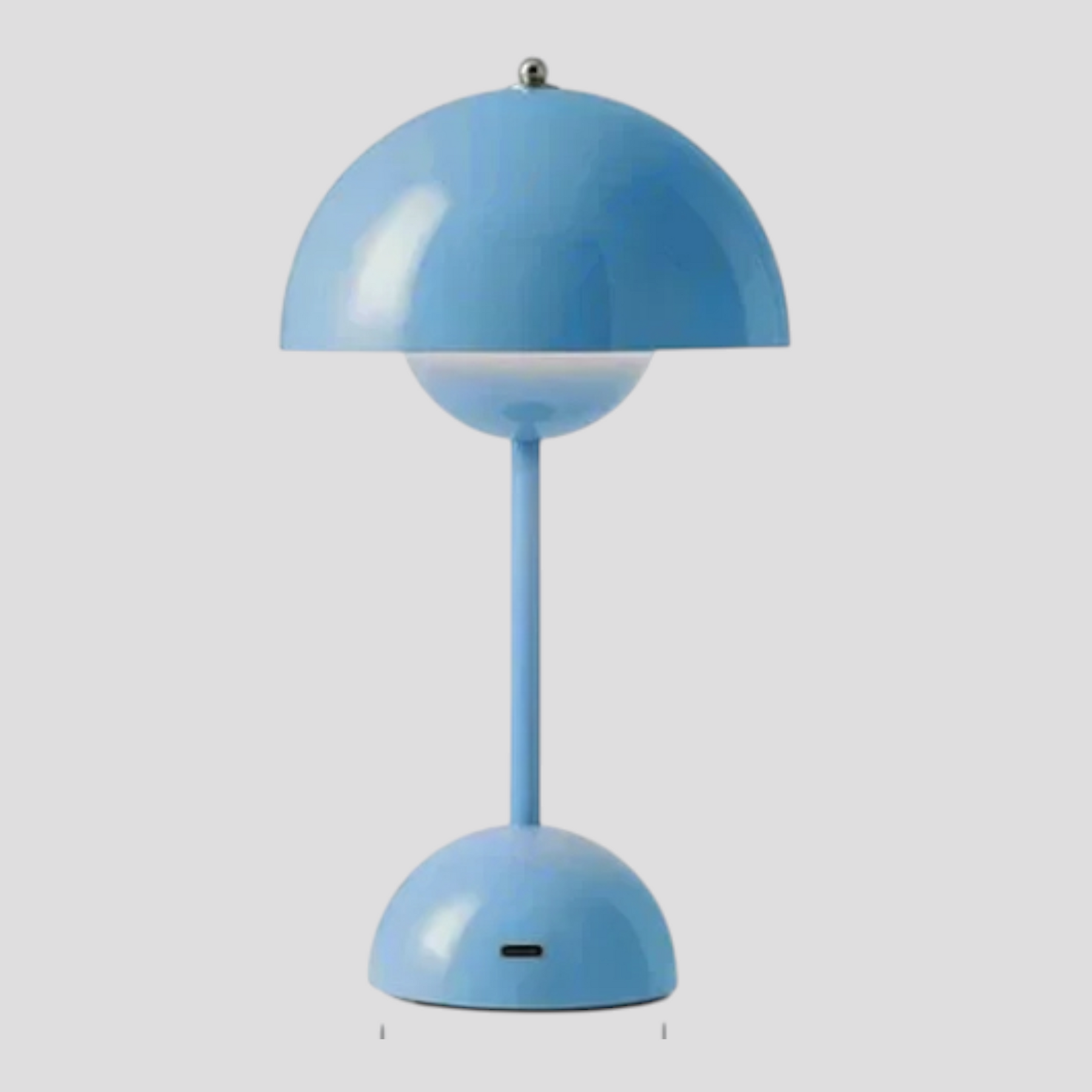 Akrylowa, USB ładowalna lampka stołowa LED – wzór grzyba, 30 cm