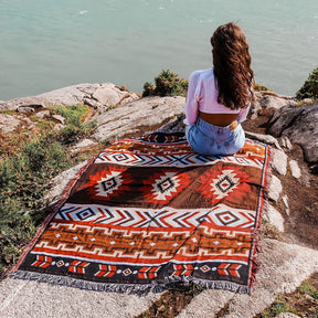 Boho Picnic Blanket | Trendy bohemian deken voor je buitenactiviteiten - D - - Pantino