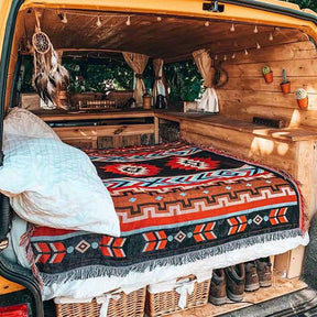 Boho Picnic Blanket | Trendy bohemian deken voor je buitenactiviteiten - - - Pantino