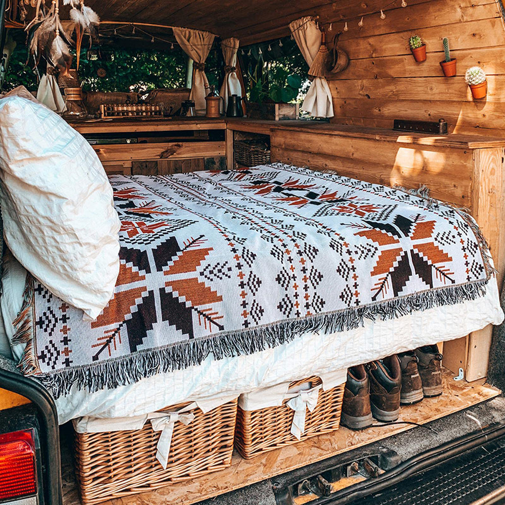 Boho Picnic Blanket | Trendy bohemian deken voor je buitenactiviteiten - - - Pantino