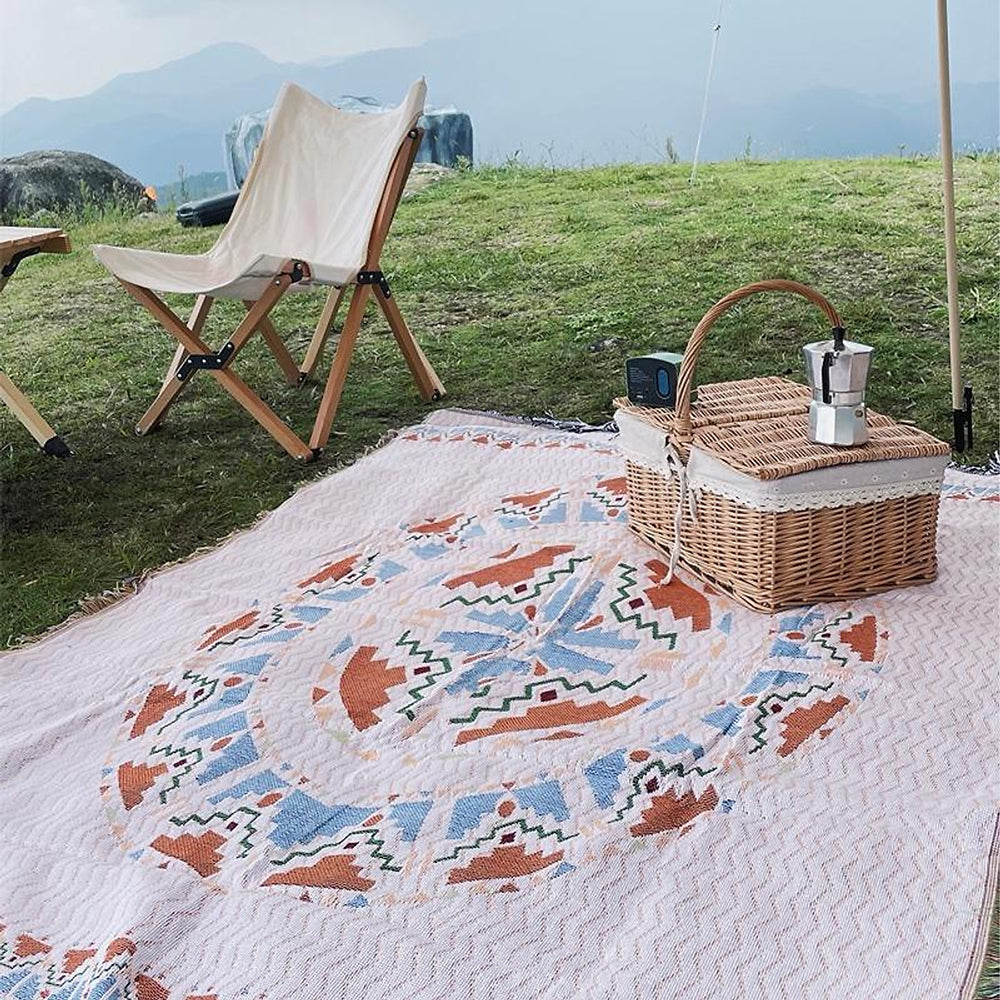 Boho Picnic Blanket | Trendy bohemian deken voor je buitenactiviteiten - - - Pantino