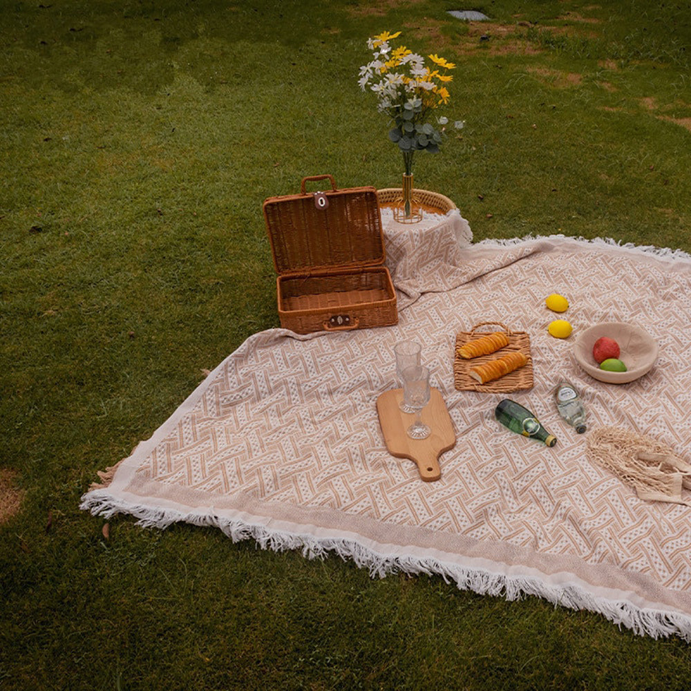 Boho Picnic Blanket | Trendy bohemian deken voor je buitenactiviteiten - - - Pantino