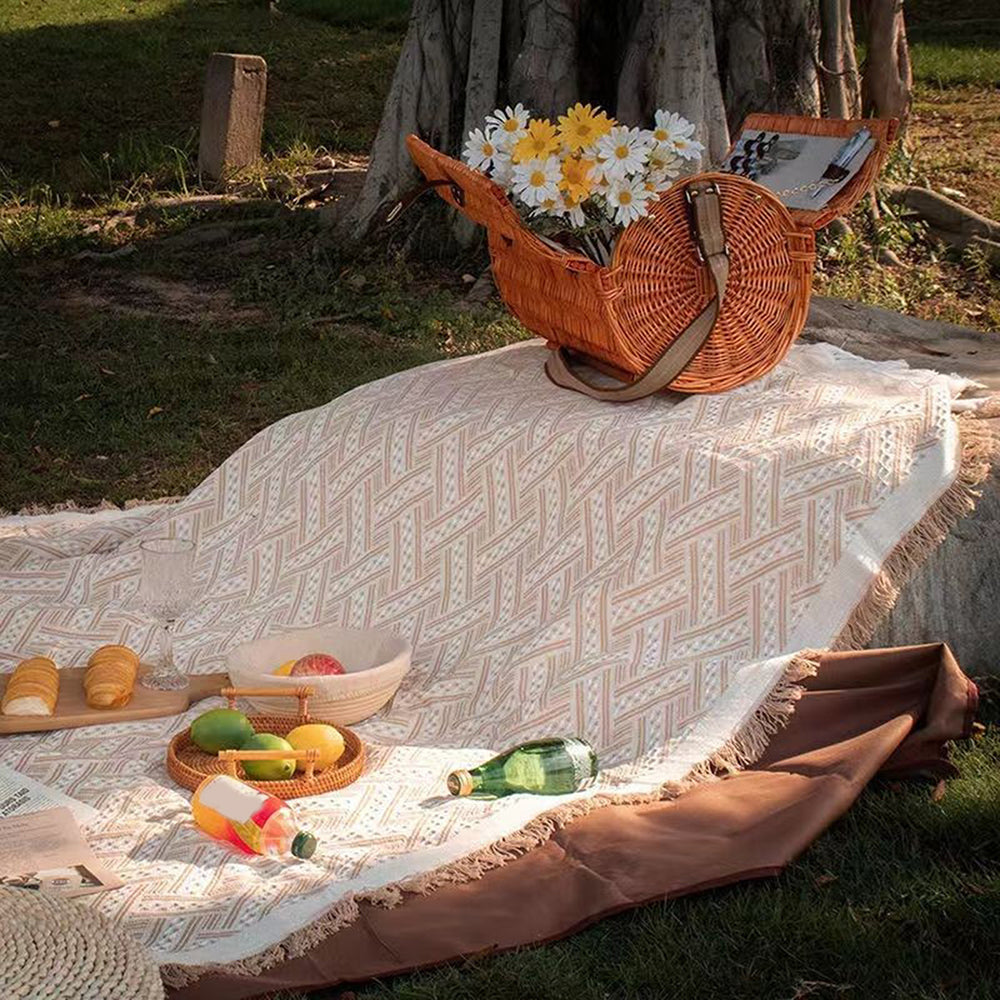 Boho Picnic Blanket | Trendy bohemian deken voor je buitenactiviteiten - - - Pantino