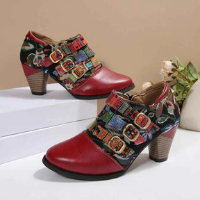Laarzen Dames Boho Korte Leder – Premium Kwaliteit