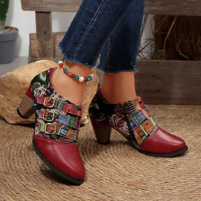 Laarzen Dames Boho Korte Leder – Premium Kwaliteit