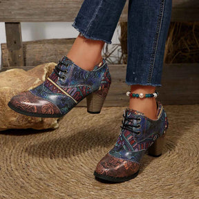 Laarzen Dames Boho Korte Leder – Premium Kwaliteit