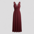 Maxi Jurk Dames Rood - Elegante Lange Zomer