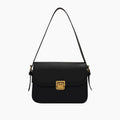 Bolso de Hombro de Cuero Negro - Bolsa