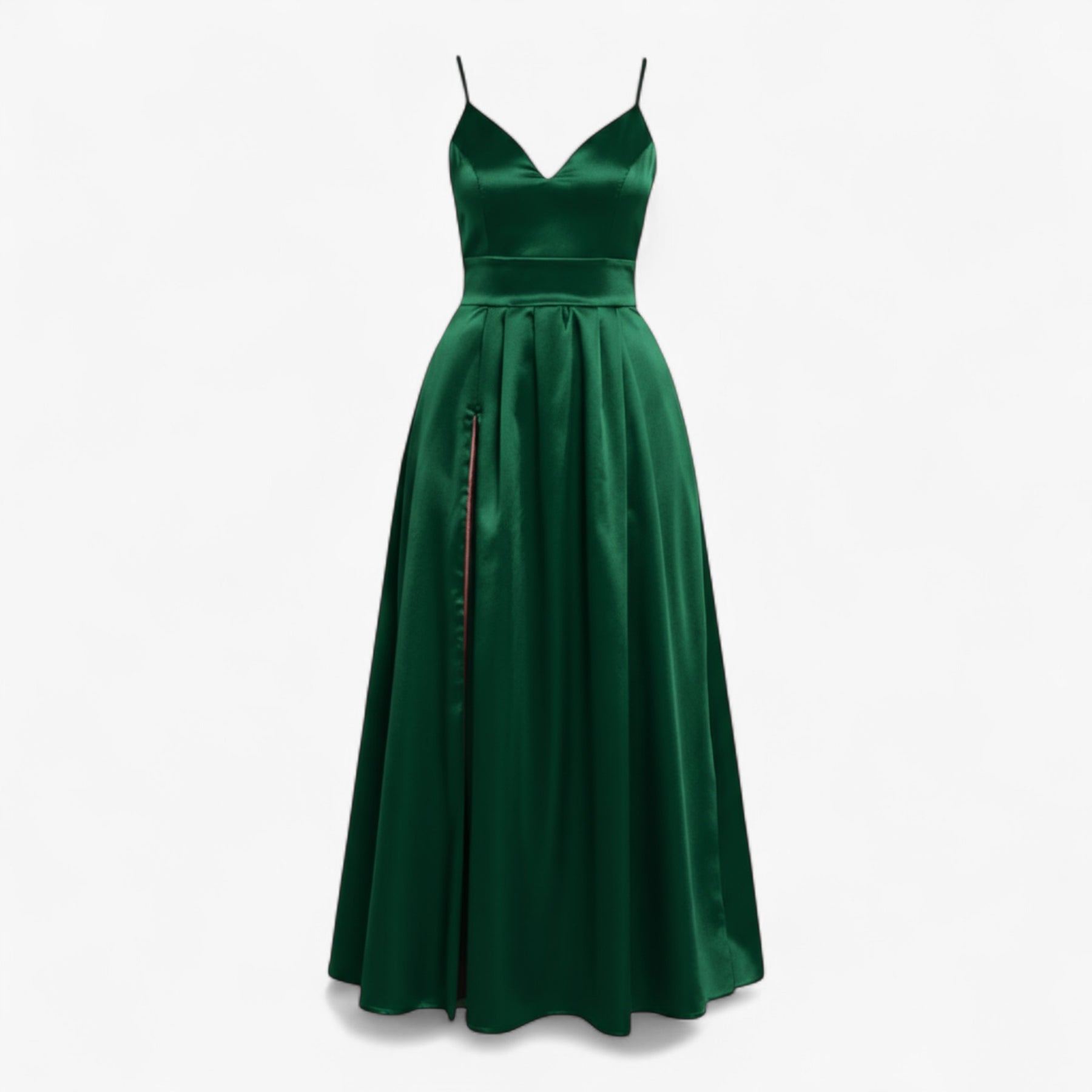 Dress : Camellia | Dames V-halsjurk in Groen van Pantino