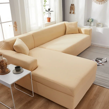 SofCove - Wasbare bankhoes |verlengt de levensduur, waterafstotend, rekbaar - Beige - Chair & Sofa Cushions - Pantino